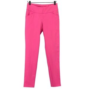 🌺 Lily Pulitzer Vibrant Pink Luxletic Corso Golf Stretch Slim Fit Pants XS 0
